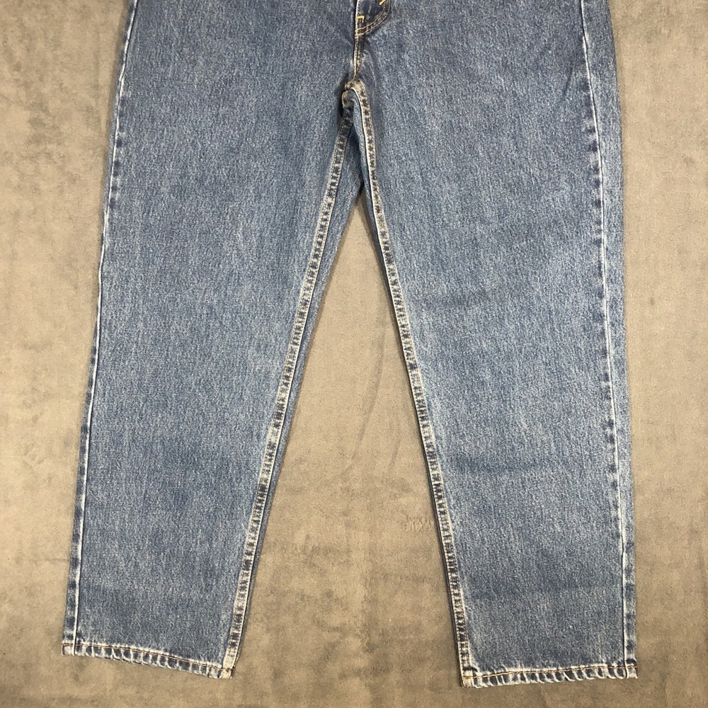 Men's Levis 550 Jeans 36x30 Blue Denim Relaxed Fit Tapered Leg Classic NWT - Picture 3 of 8
